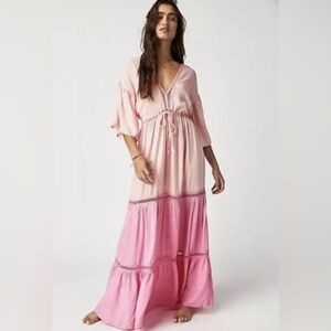 Free People Blue Mist Maxi Dress Size XS/S. B27